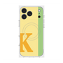 プレミアムスクエアケース with MagSafe［ オリジナル - initial color line - K yellow ］