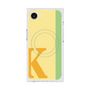 プレミアムスクエアケース with MagSafe［ オリジナル - initial color line - K yellow ］