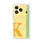 プレミアムスクエアケース with MagSafe［ オリジナル - initial color line - K yellow ］