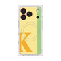 プレミアムスクエアケース with MagSafe［ オリジナル - initial color line - K yellow ］