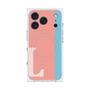 プレミアムスクエアケース with MagSafe［ オリジナル - initial color line - L pink ］