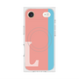 プレミアムスクエアケース with MagSafe［ オリジナル - initial color line - L pink ］