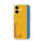 プレミアムスクエアケース with MagSafe［ オリジナル - initial color line - L orange ］