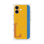プレミアムスクエアケース with MagSafe［ オリジナル - initial color line - L orange ］