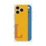 プレミアムスクエアケース with MagSafe［ オリジナル - initial color line - L orange ］