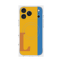 プレミアムスクエアケース with MagSafe［ オリジナル - initial color line - L orange ］