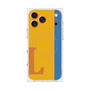プレミアムスクエアケース with MagSafe［ オリジナル - initial color line - L orange ］