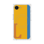プレミアムスクエアケース with MagSafe［ オリジナル - initial color line - L orange ］