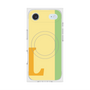プレミアムスクエアケース with MagSafe［ オリジナル - initial color line - L yellow ］