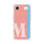 プレミアムスクエアケース with MagSafe［ オリジナル - initial color line - M pink ］