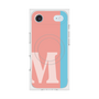 プレミアムスクエアケース with MagSafe［ オリジナル - initial color line - M pink ］