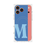 プレミアムスクエアケース with MagSafe［ オリジナル - initial color line - M blue ］