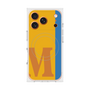 プレミアムスクエアケース with MagSafe［ オリジナル - initial color line - M orange ］