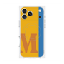 プレミアムスクエアケース with MagSafe［ オリジナル - initial color line - M orange ］
