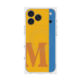 プレミアムスクエアケース with MagSafe［ オリジナル - initial color line - M orange ］