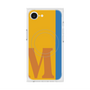 プレミアムスクエアケース with MagSafe［ オリジナル - initial color line - M orange ］