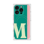 プレミアムスクエアケース with MagSafe［ オリジナル - initial color line - M green ］