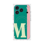プレミアムスクエアケース with MagSafe［ オリジナル - initial color line - M green ］