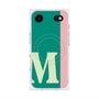プレミアムスクエアケース with MagSafe［ オリジナル - initial color line - M green ］