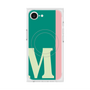 プレミアムスクエアケース with MagSafe［ オリジナル - initial color line - M green ］