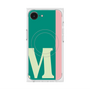 プレミアムスクエアケース with MagSafe［ オリジナル - initial color line - M green ］
