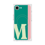 プレミアムスクエアケース with MagSafe［ オリジナル - initial color line - M green ］