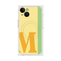 プレミアムスクエアケース with MagSafe［ オリジナル - initial color line - M yellow ］