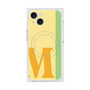 プレミアムスクエアケース with MagSafe［ オリジナル - initial color line - M yellow ］