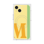 プレミアムスクエアケース with MagSafe［ オリジナル - initial color line - M yellow ］