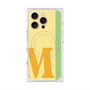 プレミアムスクエアケース with MagSafe［ オリジナル - initial color line - M yellow ］
