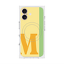プレミアムスクエアケース with MagSafe［ オリジナル - initial color line - M yellow ］