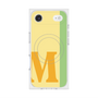 プレミアムスクエアケース with MagSafe［ オリジナル - initial color line - M yellow ］