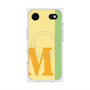 プレミアムスクエアケース with MagSafe［ オリジナル - initial color line - M yellow ］