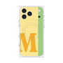 プレミアムスクエアケース with MagSafe［ オリジナル - initial color line - M yellow ］