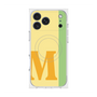 プレミアムスクエアケース with MagSafe［ オリジナル - initial color line - M yellow ］