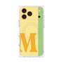 プレミアムスクエアケース with MagSafe［ オリジナル - initial color line - M yellow ］