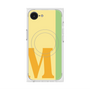 プレミアムスクエアケース with MagSafe［ オリジナル - initial color line - M yellow ］