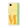 プレミアムスクエアケース with MagSafe［ オリジナル - initial color line - M yellow ］
