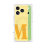 プレミアムスクエアケース with MagSafe［ オリジナル - initial color line - M yellow ］