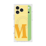 プレミアムスクエアケース with MagSafe［ オリジナル - initial color line - M yellow ］