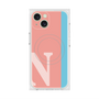 プレミアムスクエアケース with MagSafe［ オリジナル - initial color line - N pink ］