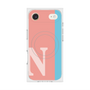 プレミアムスクエアケース with MagSafe［ オリジナル - initial color line - N pink ］