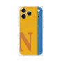 プレミアムスクエアケース with MagSafe［ オリジナル - initial color line - N orange ］