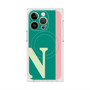 プレミアムスクエアケース with MagSafe［ オリジナル - initial color line - N green ］