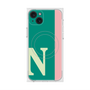 プレミアムスクエアケース with MagSafe［ オリジナル - initial color line - N green ］
