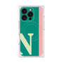 プレミアムスクエアケース with MagSafe［ オリジナル - initial color line - N green ］
