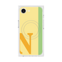 プレミアムスクエアケース with MagSafe［ オリジナル - initial color line - N yellow ］