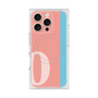 プレミアムスクエアケース with MagSafe［ オリジナル - initial color line - O pink ］