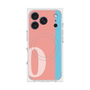 プレミアムスクエアケース with MagSafe［ オリジナル - initial color line - O pink ］