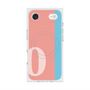 プレミアムスクエアケース with MagSafe［ オリジナル - initial color line - O pink ］